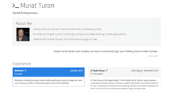 Desktop Screenshot of muratturan.com