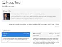 Tablet Screenshot of muratturan.com